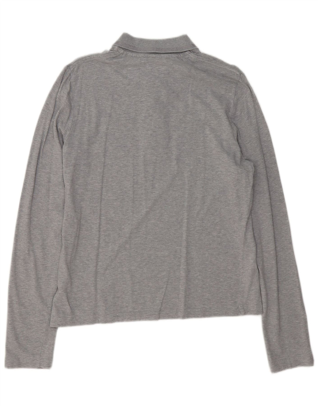 JACOB COHEN Muška polo majica dugih rukava, srednje sivi flekasti pamuk