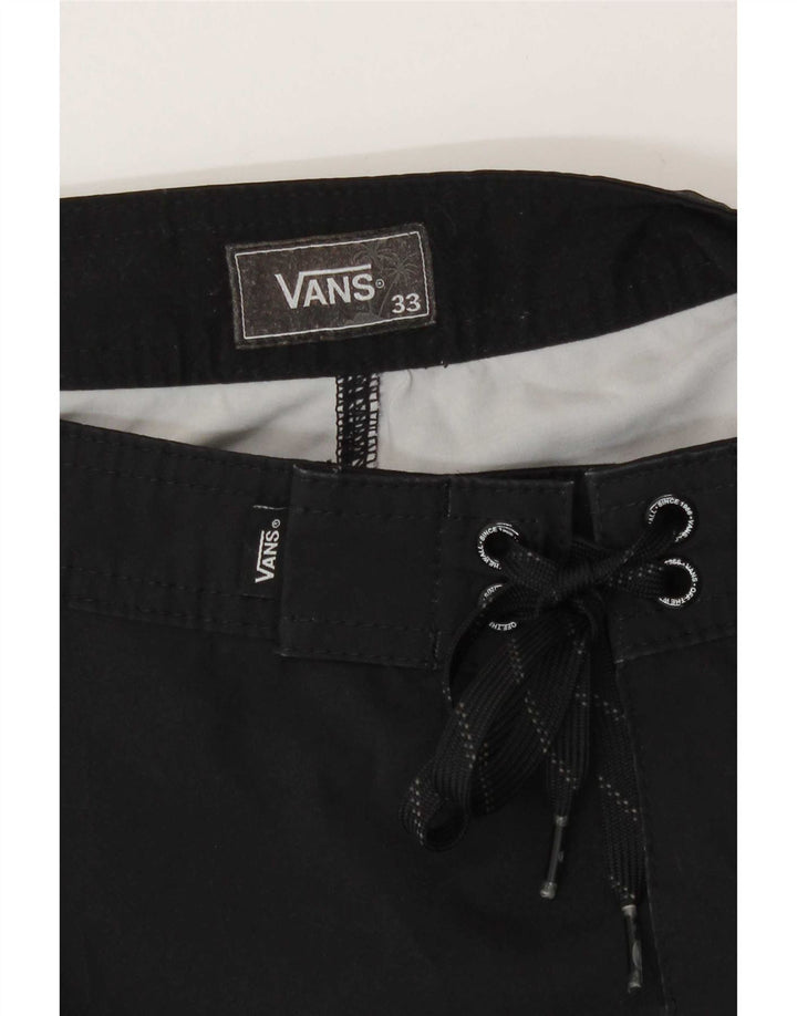 Vans muške kratke kupaće hlače s apstraktnim uzorkom srednje crne boje od poliestera