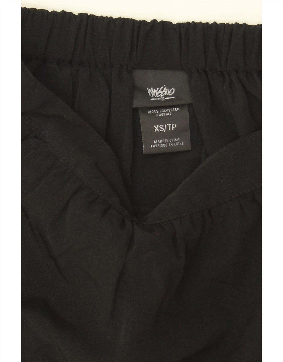 MOSSIMO Womens A-Line Skirt XS W24  Black Colourblock Polyester Vintage Mossimo and Second-Hand Mossimo from Messina Hembry 