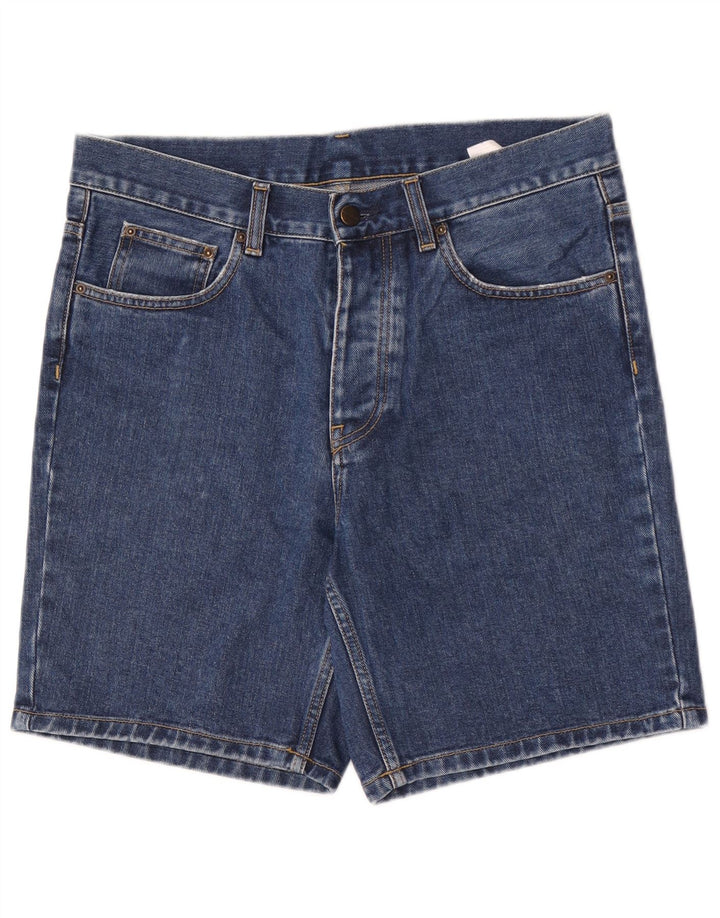 Carhartt muške traper kratke hlače W31 srednje plavi pamuk