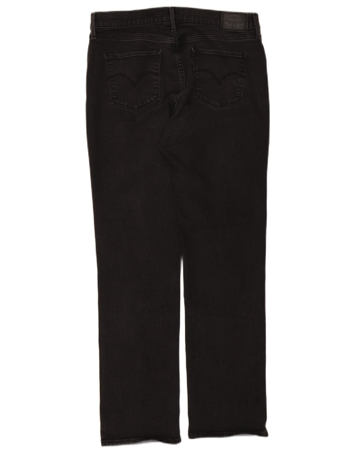 Levi's ženske ravne traperice W31 L32 crni pamuk