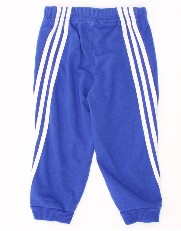Adidas Baby Boys Trenirke Hlače 9-12 mjeseci Plavi pamuk