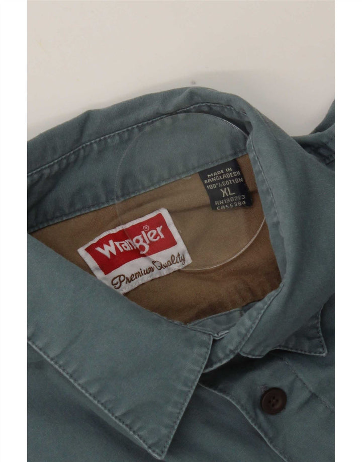 Wrangler muška majica XL plavi pamuk