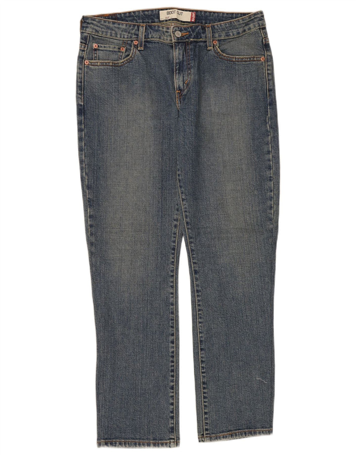 Levi's ženske 515 Bootcut traperice US 12 Large W32 L30 plavi pamuk