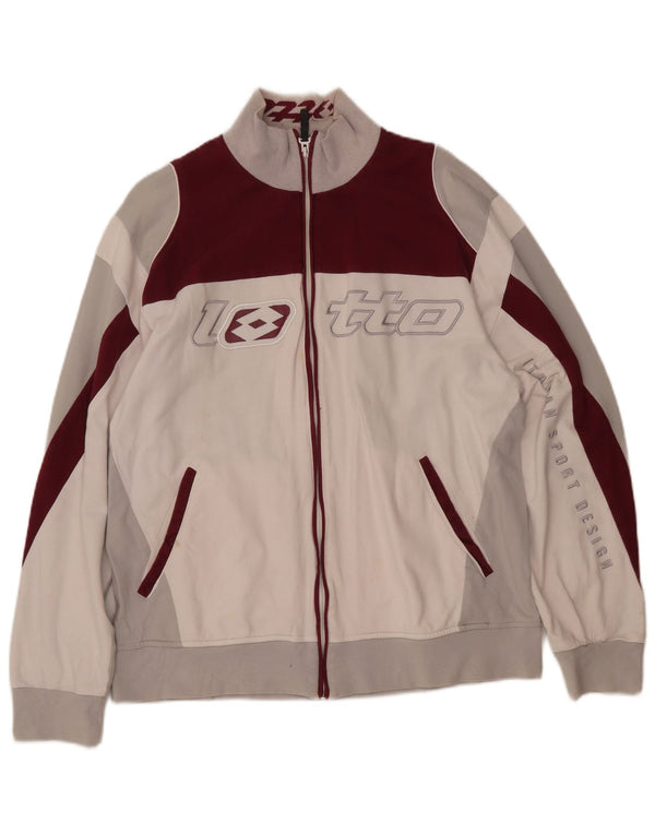 LOTTO ženska gornja jakna trenirke UK 18 XL u bijeloj boji