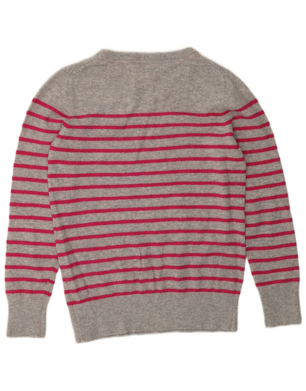 Crew Clothing Ženski džemper s brodskim izrezom UK 12 srednje sive pruge