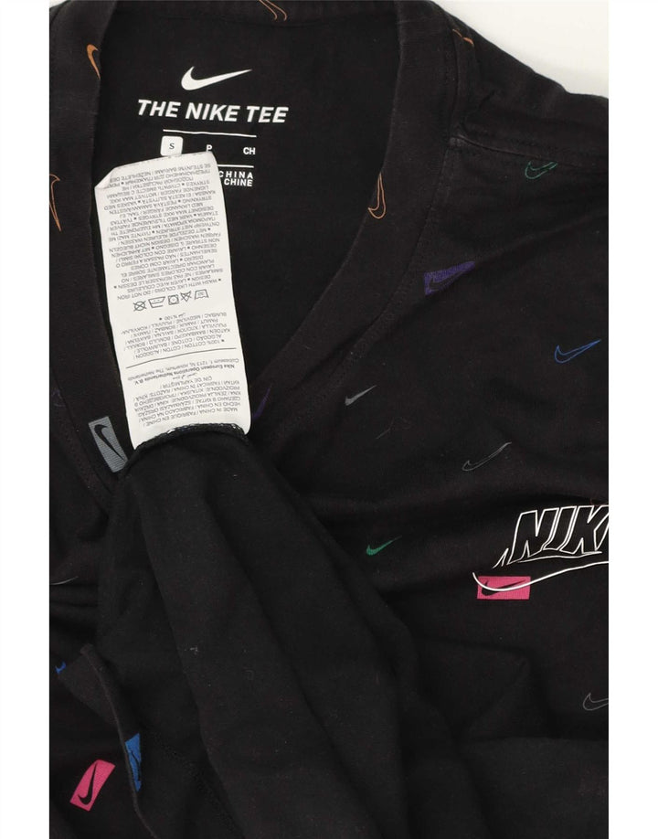 Nike Muška majica kratkih rukava s grafičkim motivima, mala, crna pamučna