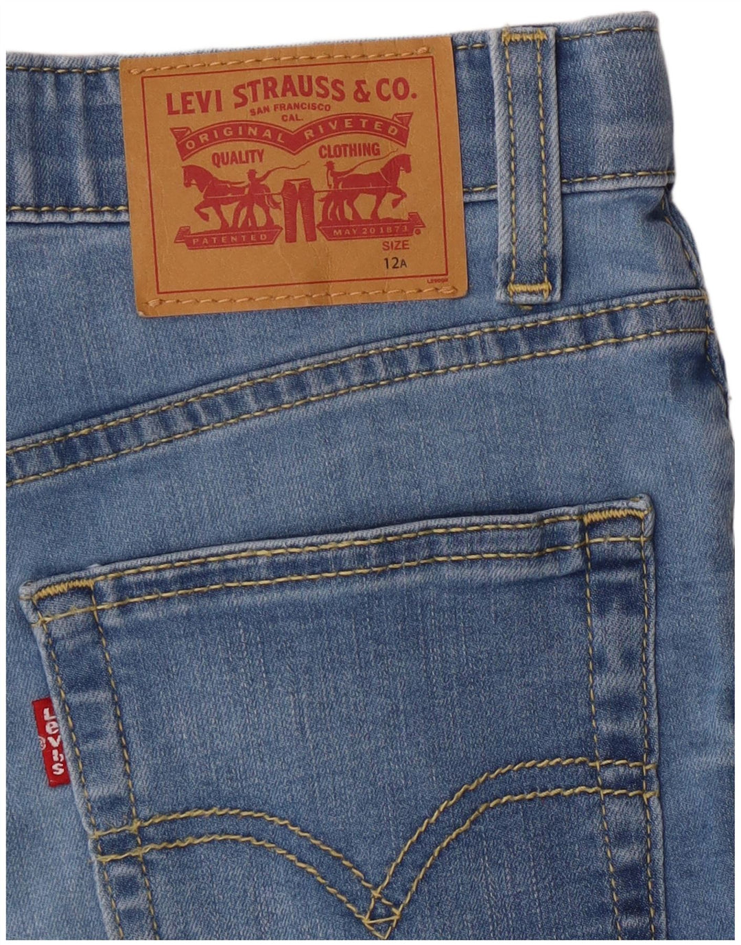 Levi's Boys traper kratke hlače 11-12 godina W26 plave