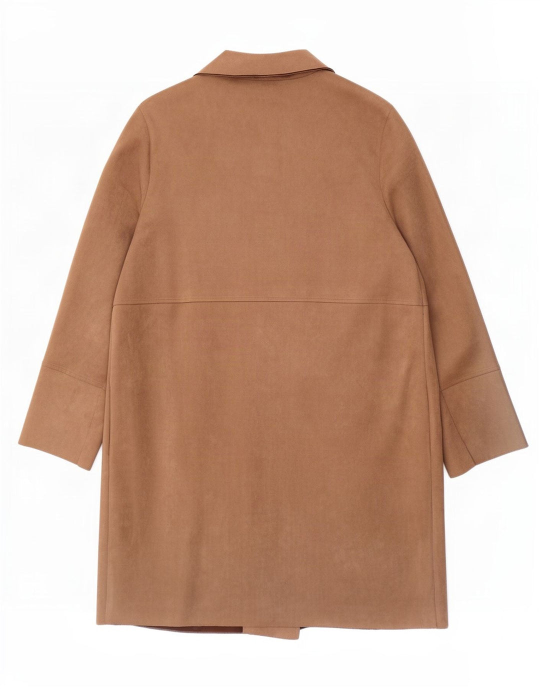 Zara ženski otvoreni kaput UK 18 XL smeđi poliester