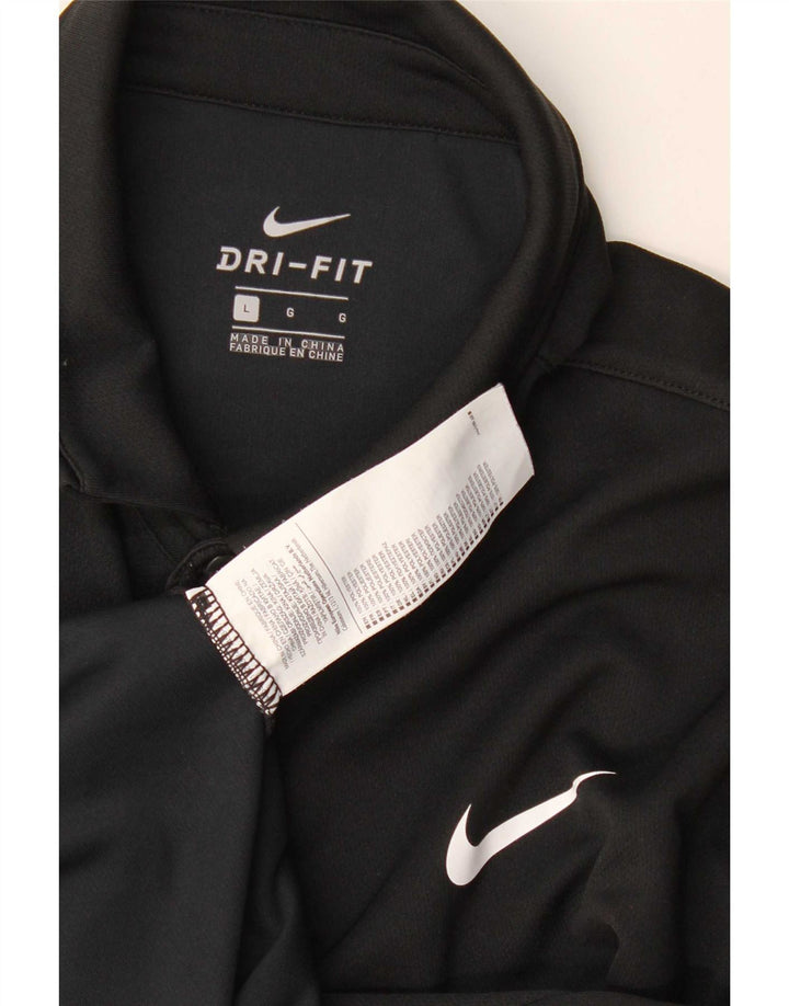 Nike muška Dri Fit polo majica velika crna poliester