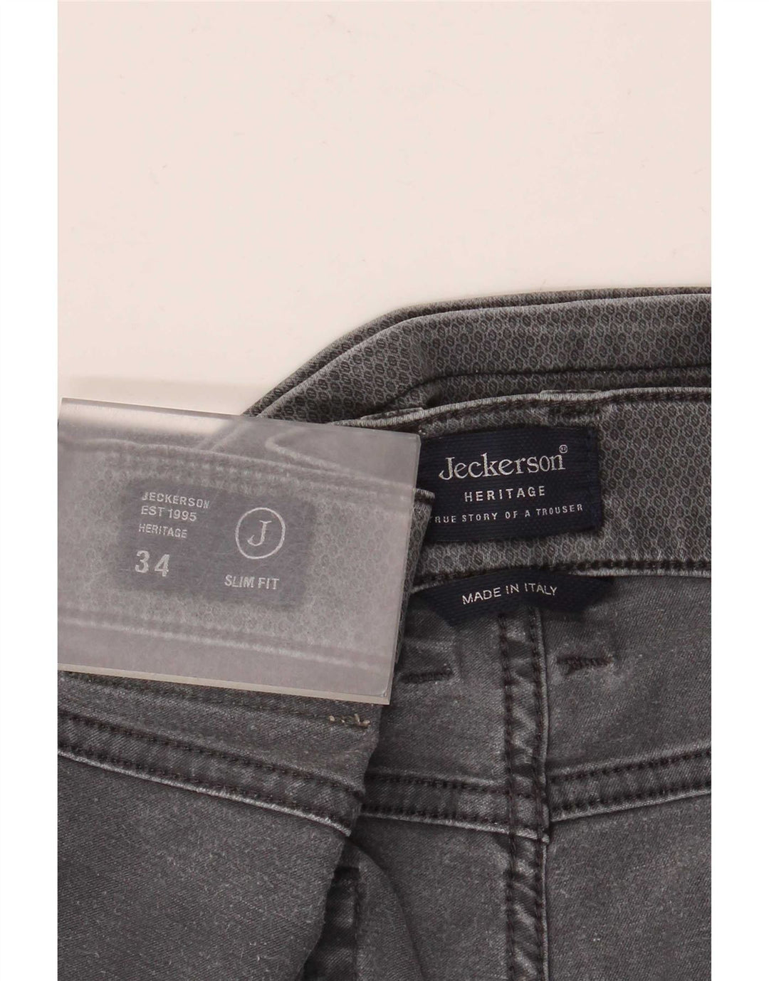 Jeckerson muške uske traperice Heritage W34 L30 sive