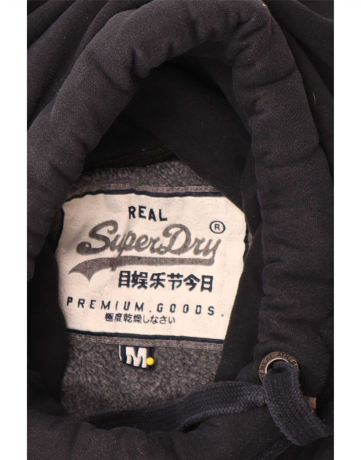 Superdry muška majica s kapuljačom srednje tamnoplavi pamuk