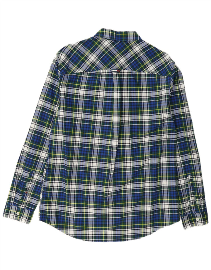 Tommy Hilfiger muška flanelska košulja, veliki plavi karirani pamuk
