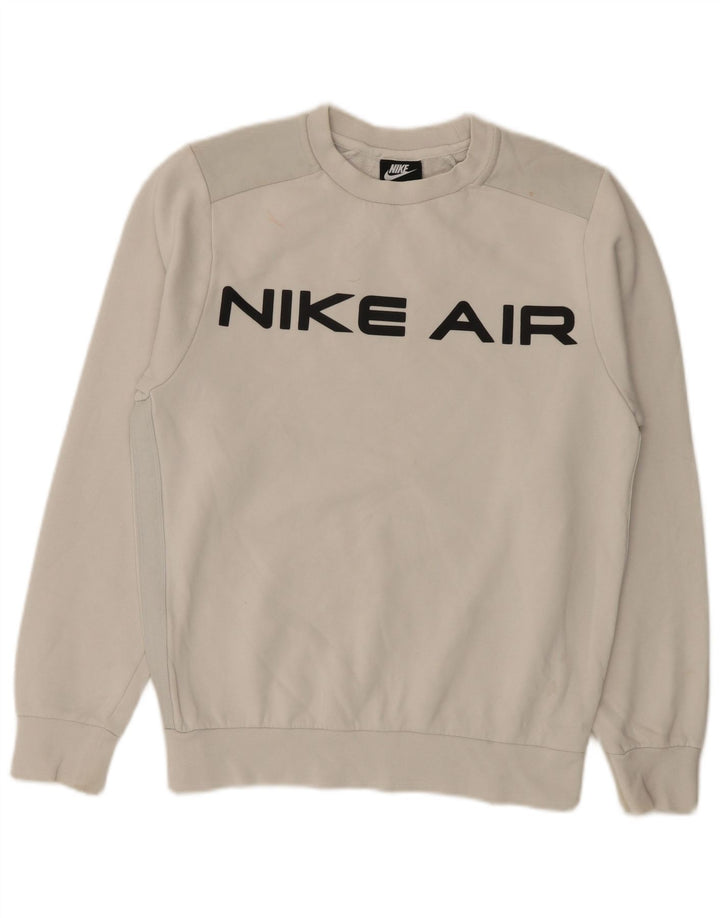 Nike muški džemper s grafičkim motivima XS bijeli pamuk