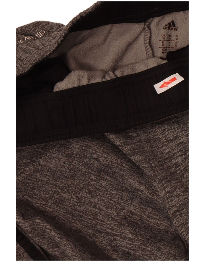 Adidas muške Climawarm hlače od srednje sivog pjegavog poliestera