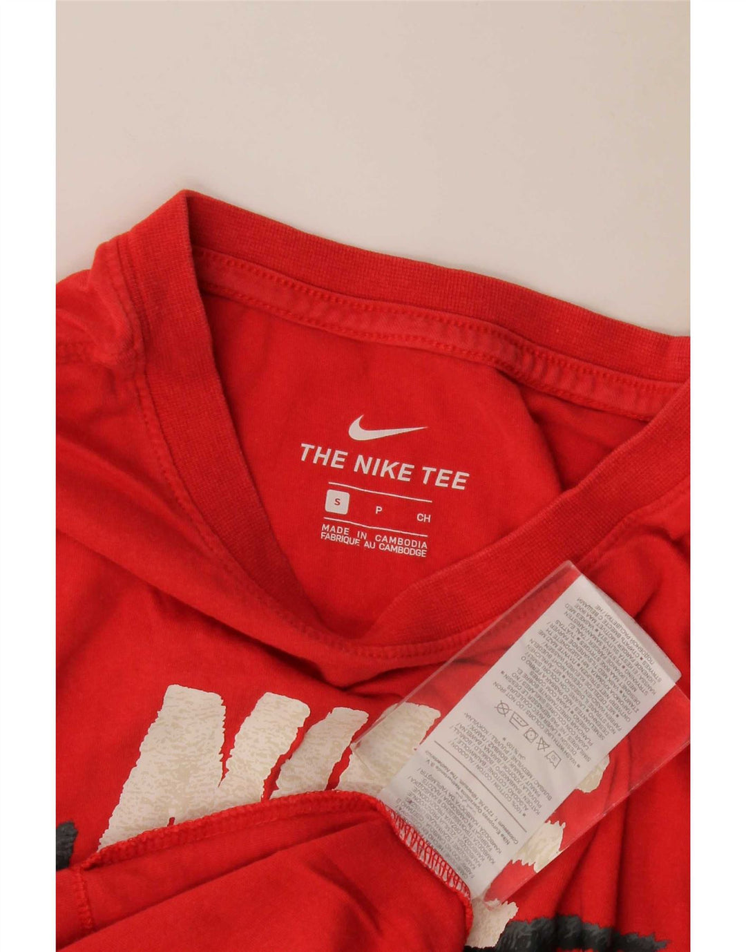 Nike Muška majica kratkih rukava s grafičkim motivima, mala, crvena pamučna