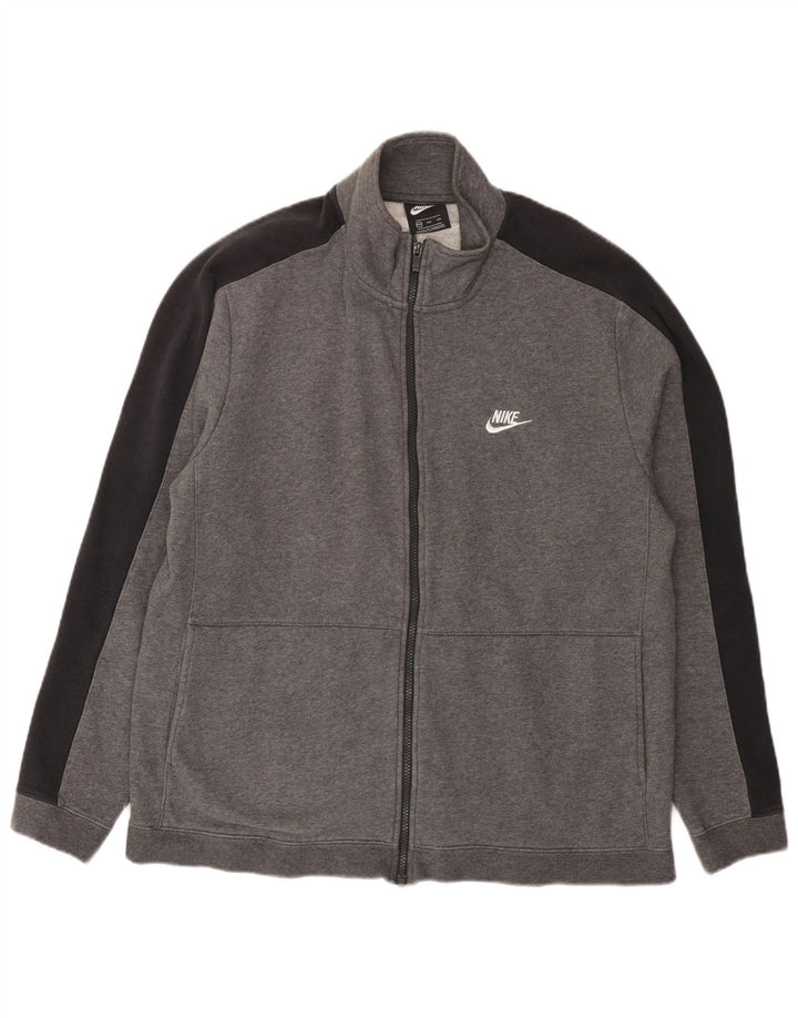 Nike muška trenirka gornja jakna 2XL sivi pamuk