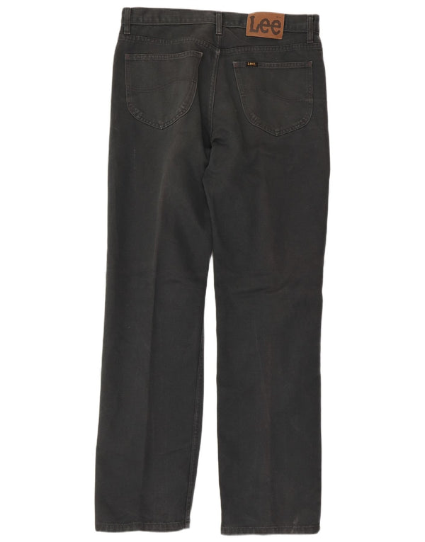 LEE Muške ravne traperice W34 L32 Sivi pamuk