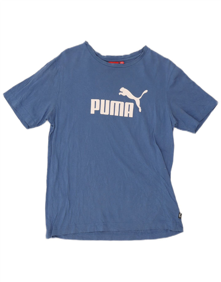 Puma muška srednje plava majica s grafičkim motivima