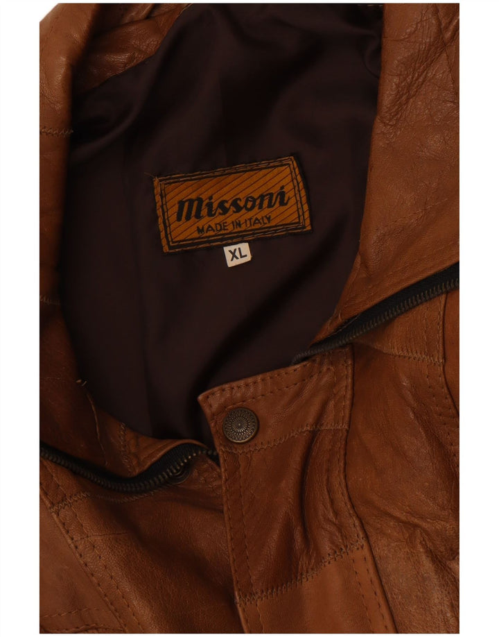Missoni muška kožna jakna UK 42 XL smeđa