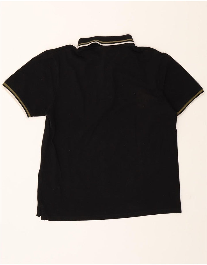 FILA Mens Polo Shirt XL Black Cotton Vintage Fila and Second-Hand Fila from Messina Hembry 