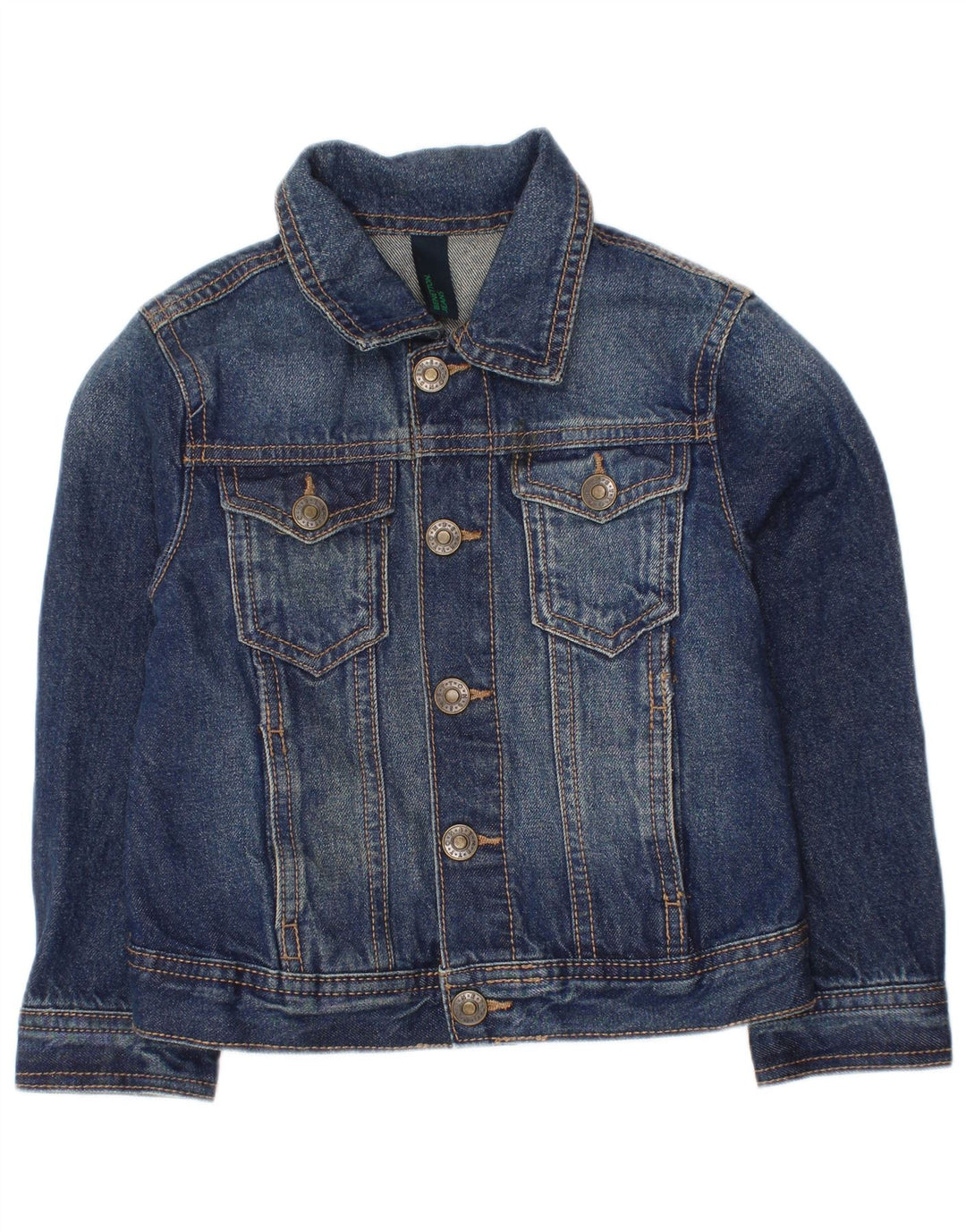 Benetton Denim jakna za dječake 3-4 godine 2XS plavi pamuk