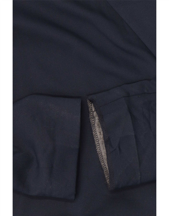 Topshop Ženska jakna s jednim gumbom UK 14 Veliki tamnoplavi poliester