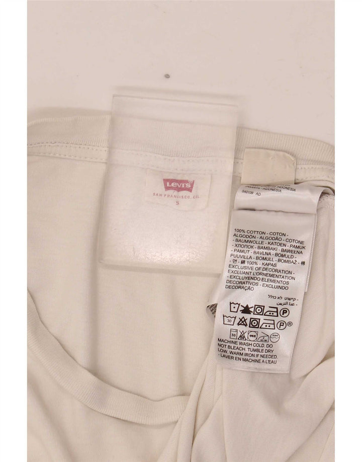 Levi's ženska majica kratkih rukava UK 8 Mali bijeli pamuk