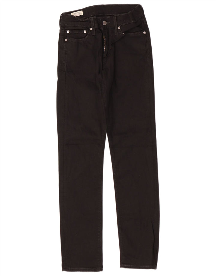 Levi's ženske 511 uske traperice W28 L30 crni pamuk