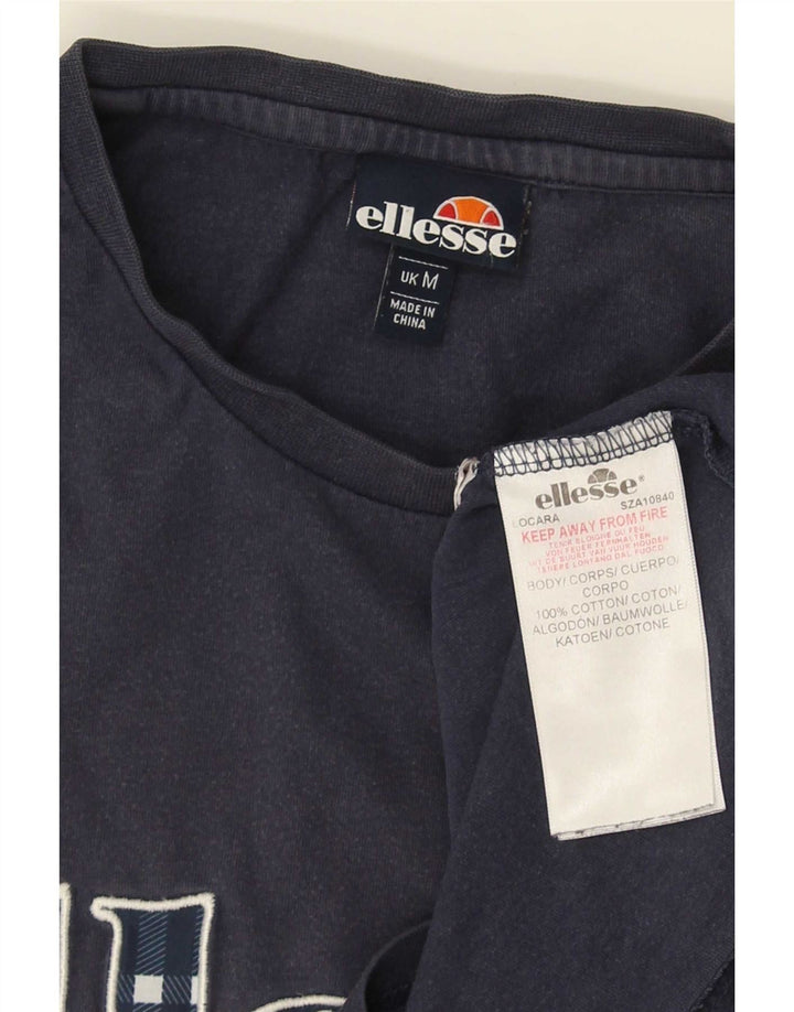 Ellesse Muška majica kratkih rukava s grafičkim motivima srednje tamnoplavi pamuk