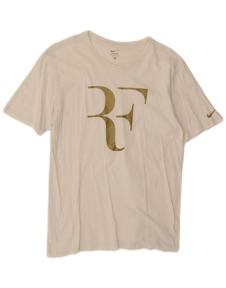 Nike Muška majica kratkih rukava Roger Federer Graphic T-Shirt Srednje bijeli pamuk