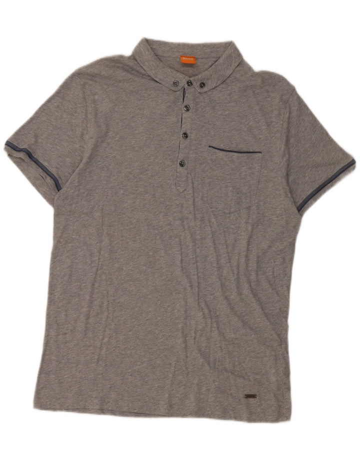 Hugo Boss muška polo majica Large Grey Pamuk