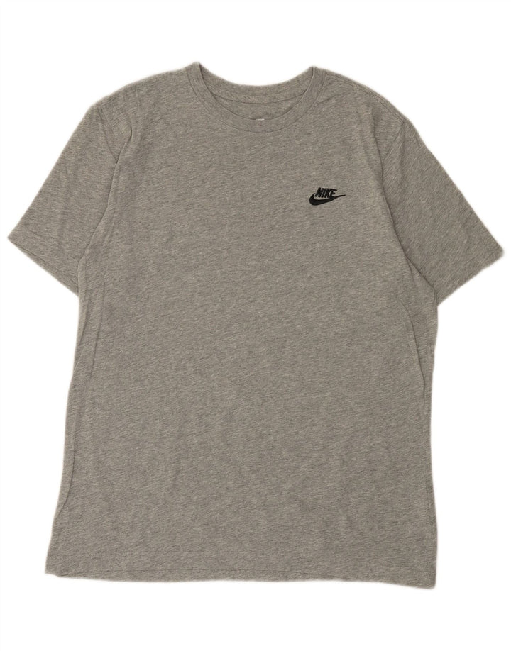 NIKE muška majica kratkih rukava Srednje sivi pamuk