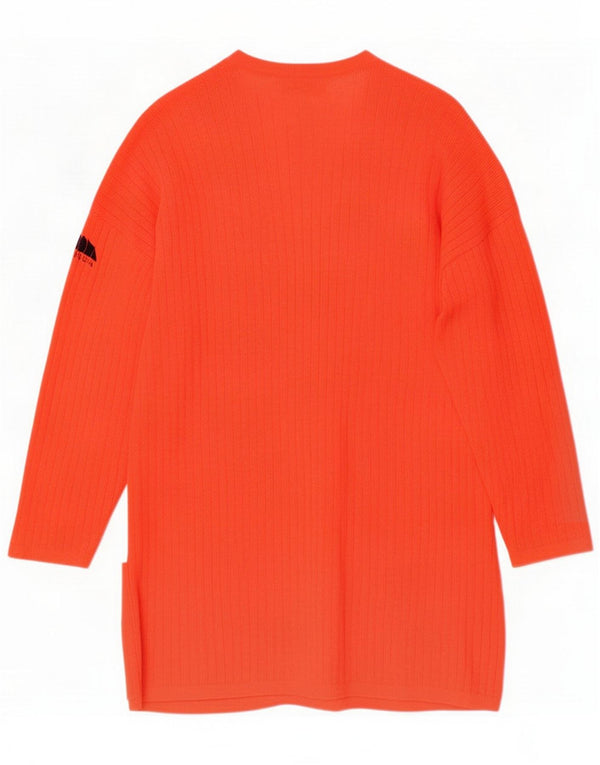 Poi By Krizia Ženski dugi kardigan pulover UK 14 Large Orange