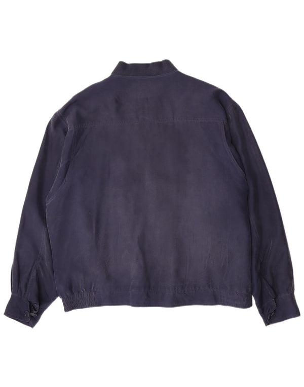 Muška bomber jakna Leader UK 42 XL tamnoplava svila