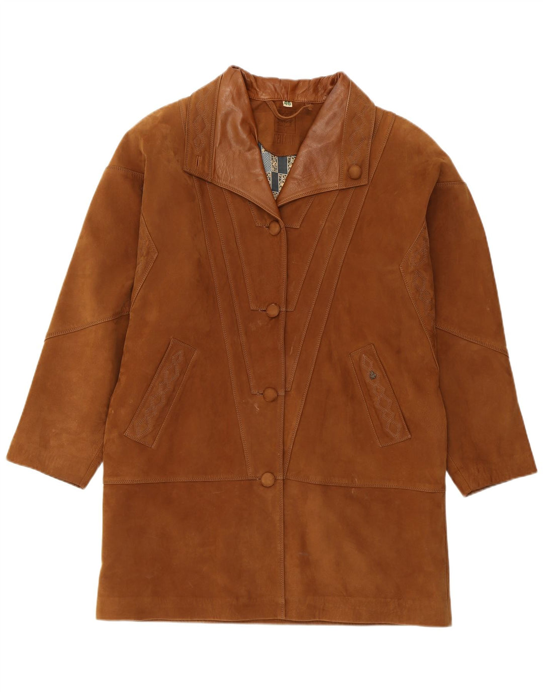 HEITORN Ženski gornji kaput od antilopa EU 46 XL smeđa koža