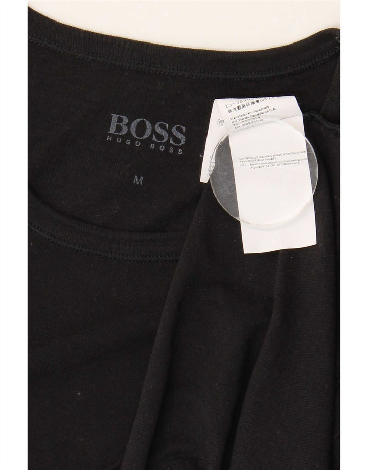 Hugo Boss muška majica kratkih rukava Srednji crni pamuk