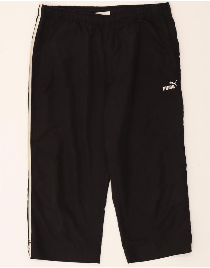 PUMA Mens Capri Tracksuit Trousers Large  Black Polyester Vintage Puma and Second-Hand Puma from Messina Hembry 