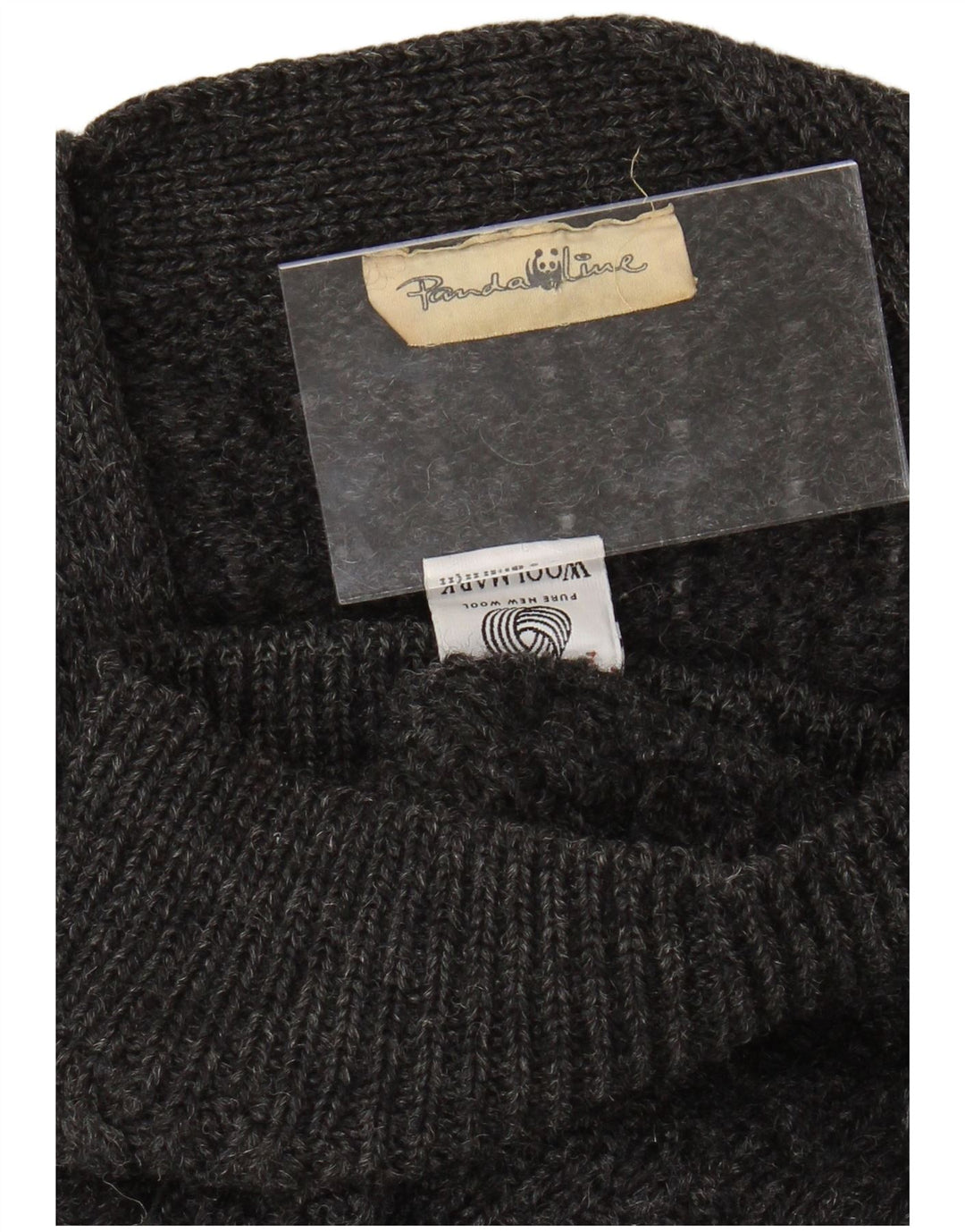 VINTAGE muški kardigan džemper srednje sivi Nova vuna