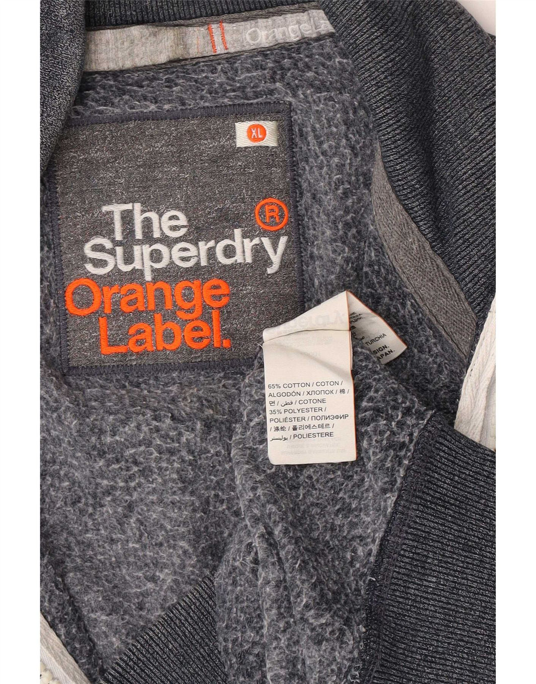 Superdry muška trenirka Gornja jakna XL tamnoplavi pamuk