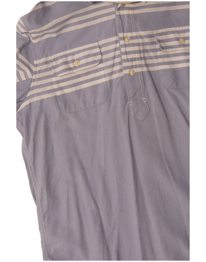 CHAPS Muška majica s kapuljačom, pamuk na srednje plave pruge