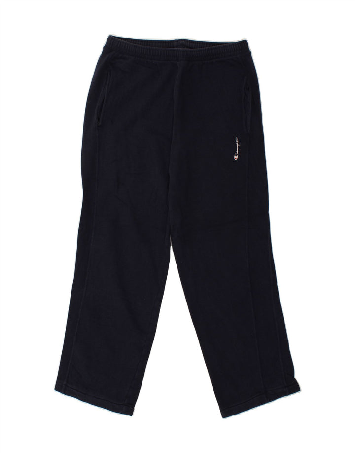 CHAMPION Mens Tracksuit Trousers Large  Navy Blue Cotton Vintage Champion and Second-Hand Champion from Messina Hembry 
