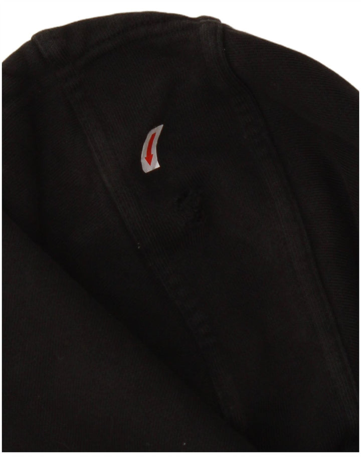 ADIDAS ženska velika majica s kapuljačom UK 16 Veliki crni pamuk