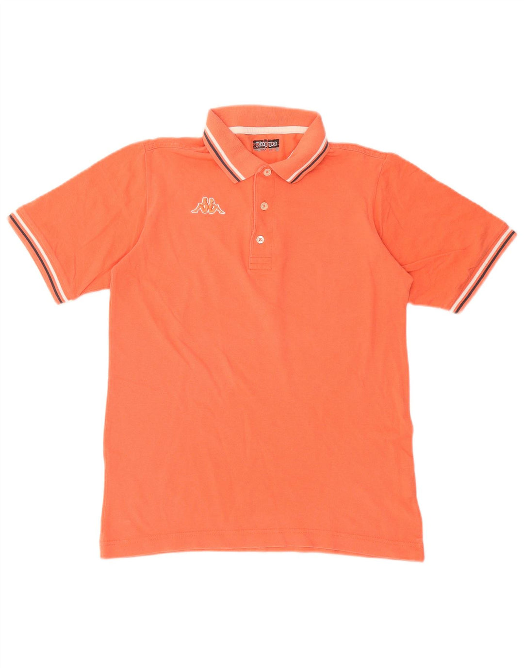 KAPPA Mens Polo Shirt Small Orange Cotton
