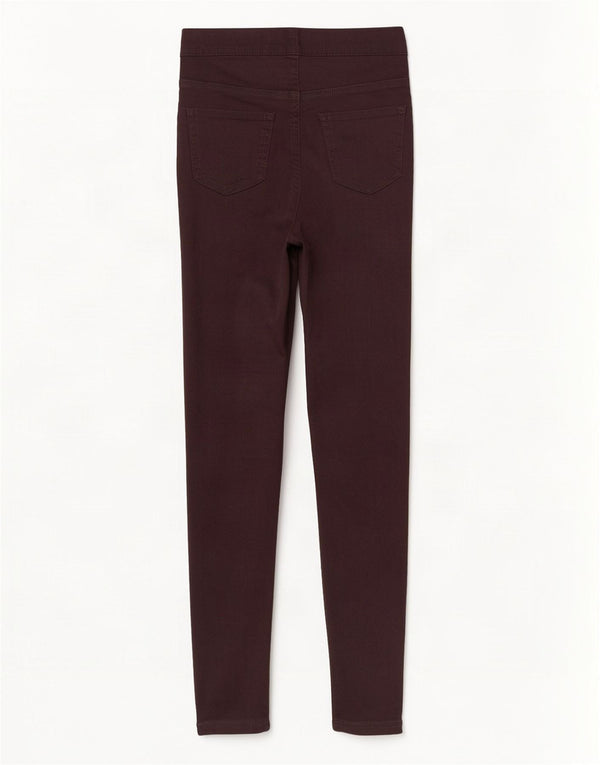 Marks & Spencer ženske jegging traperice UK 8 male W26 L28 smeđi pamuk
