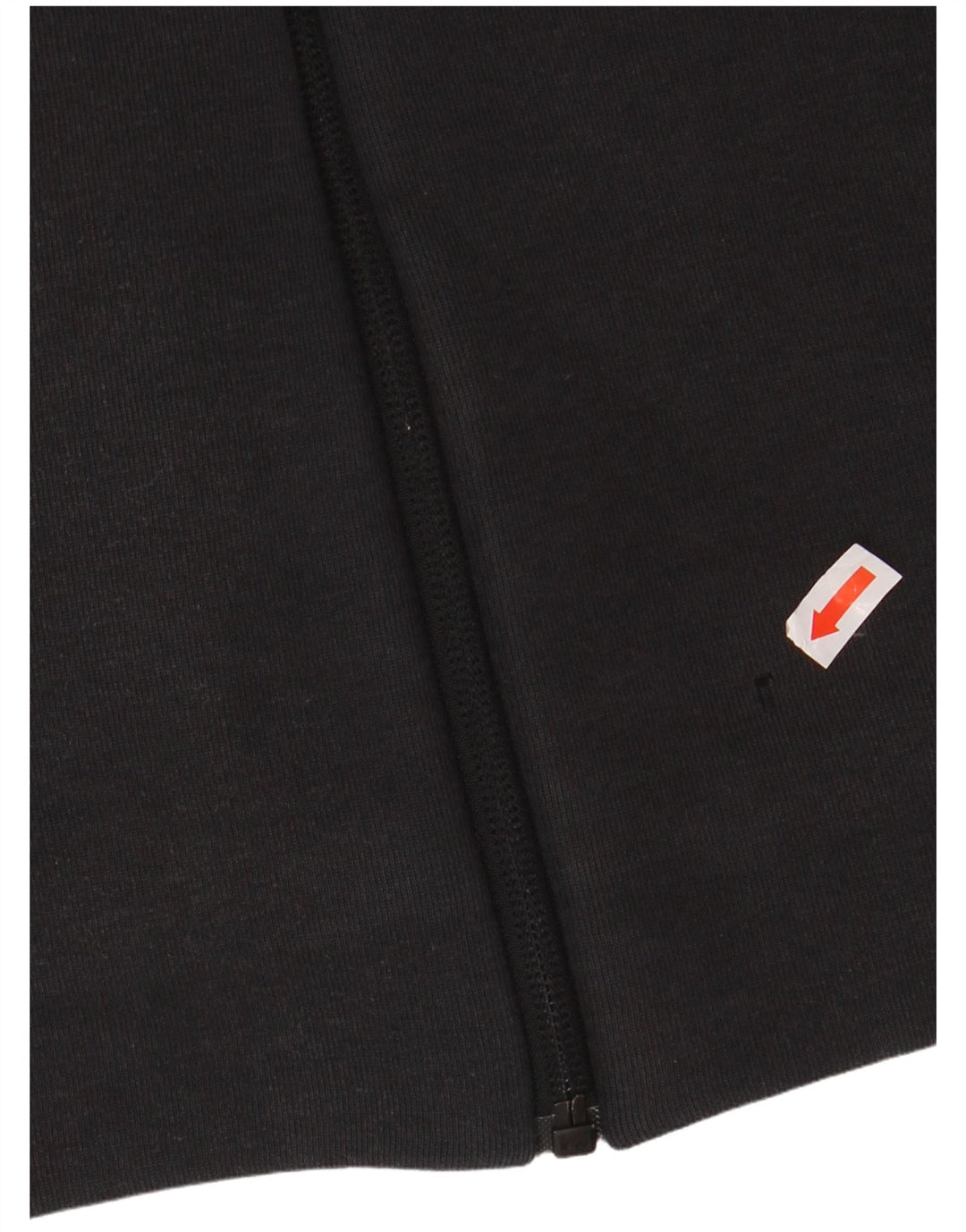 NIKE Džemper s kapuljačom s patentnim zatvaračem NIKE 13-14 godina XL crni pamuk