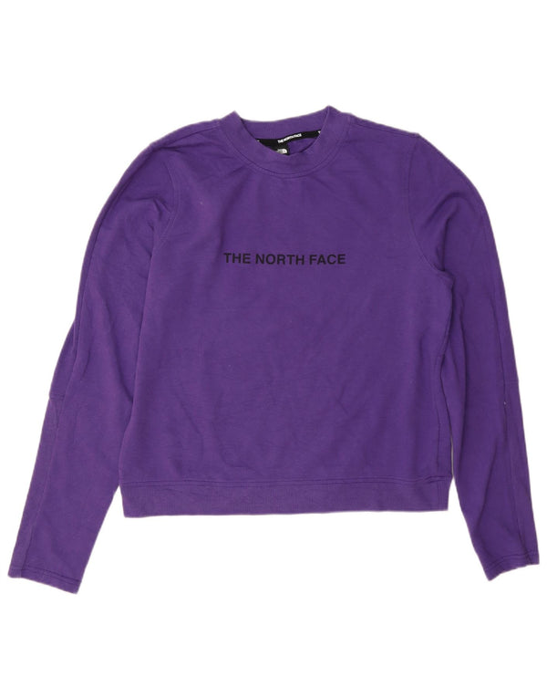 The North Face Ženski džemper s grafičkim motivima UK 14 srednje ljubičasti pamuk