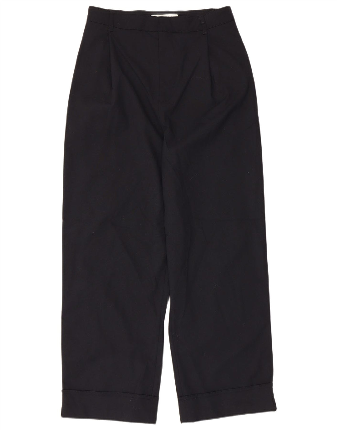 ZARA Ženske chino hlače visokog struka, male W26 L27 tamnoplave