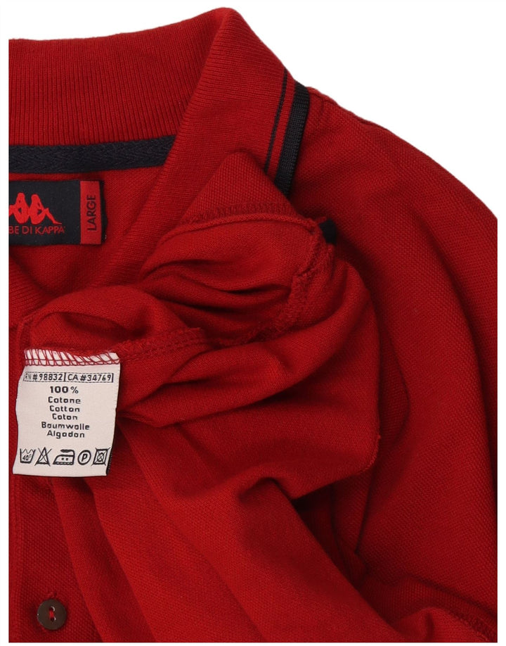 Kappa muška polo majica velika crvena pamuk