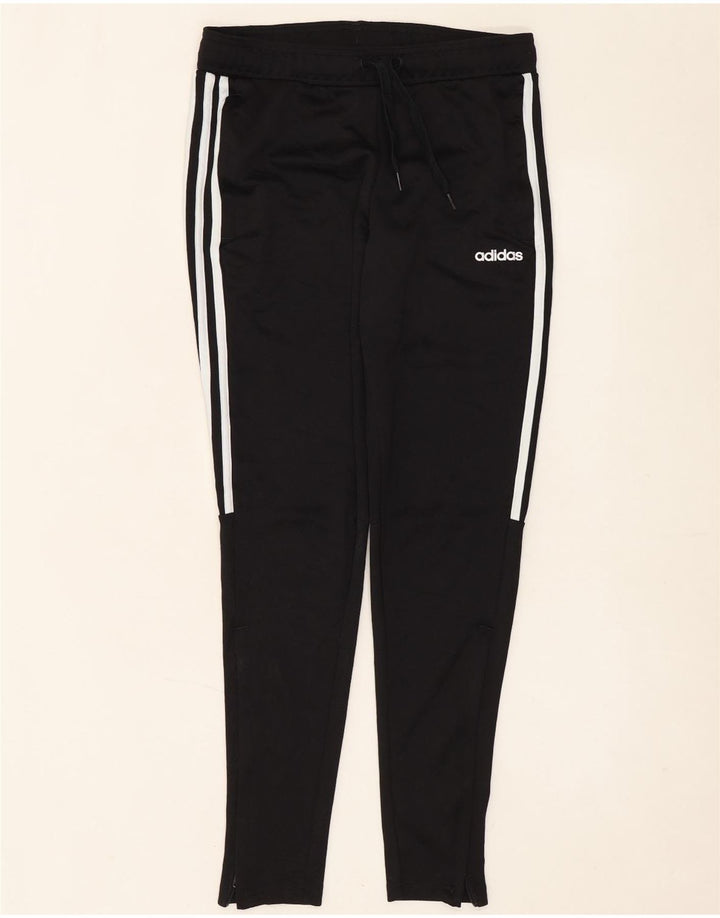 Adidas ženske hlače za trenirku UK 8/10 male crne poliesterske